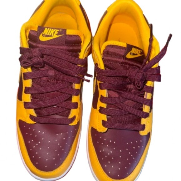Nike Dunk Low Retro Arizona State University Gold Sneakers - Picture 3 of 5